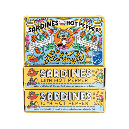 Sardines with Hot Pepper (12-Pack) - WHOLESALE