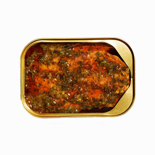 Smoked Rainbow Trout with Red Chimichurri (60-Pack) - WHOLESALE