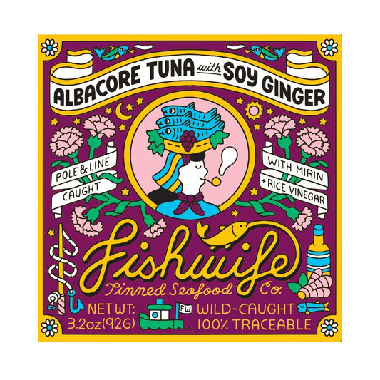 Albacore Tuna with Soy Ginger (12-Pack) - WHOLESALE